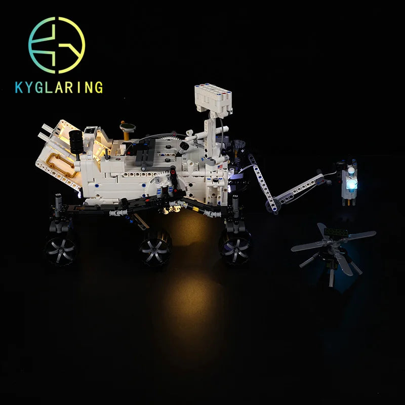 Kyglaring LED Light Kit For 42158 NASA Mars Rover Perseverance Block Model (Not Included Building Blocks)