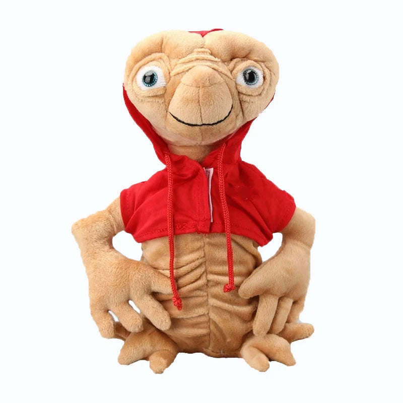 28CM Horrible E.T Plush Toy Doll Cartoon Alien Plushie Toys Extraterrestrial Stuffed Dolls for Kids Birthday Christmas Gifts