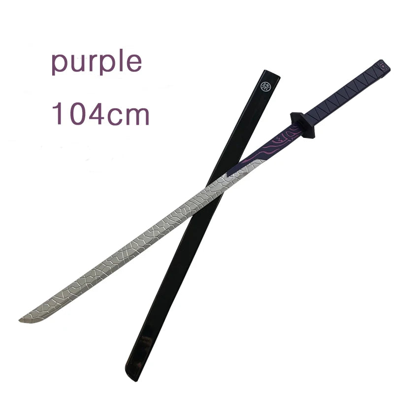 104cm Anime Assassin's Scissor Seven Cosplay PU Magic Sword Weapon Five Six Seven Killer Weapon for Cosplay Anime Ninja Knife