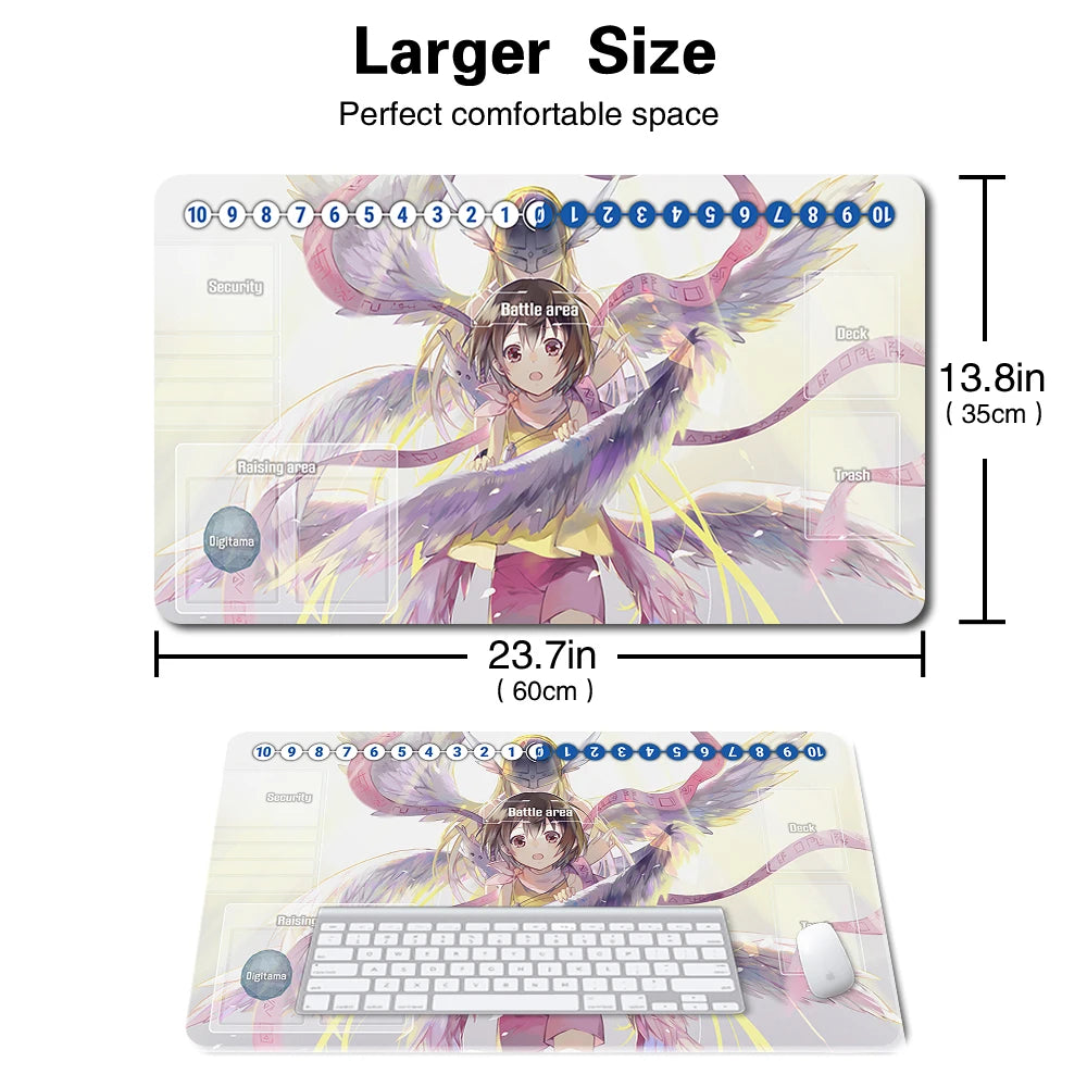781252 - Board Game DTCG Playmat Table Mat Size 60X35 cm Mousepad Play Mats Compatible for Digimon TCG CCG RPG