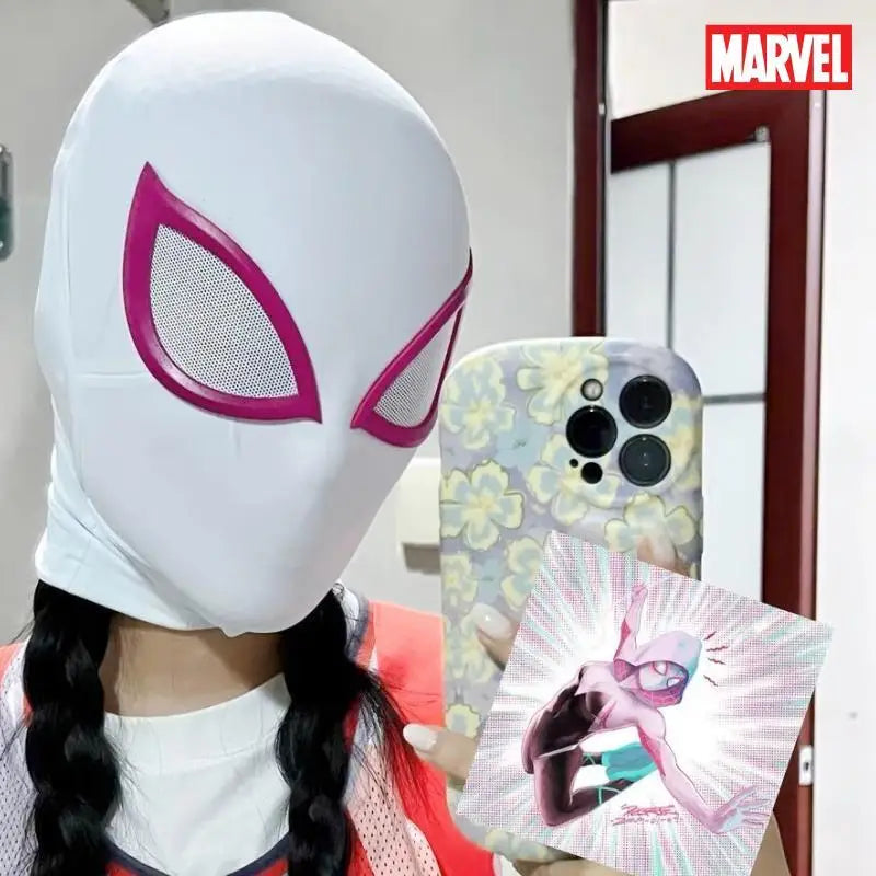 Marvel Spider Man 3d Mask Miles Morales Into The Spider Verse 1:1 Handmade Cosplay Costume Masks Replica Birthday Gift