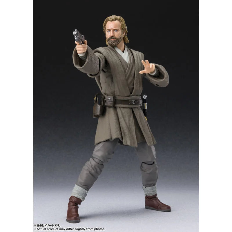 100% In Stock Original BANDAI S.H.Figuarts Obi-Wan Kenobi STAR WARS: Obi-Wan Kenobi Anime Action Collection Figures Model Toys