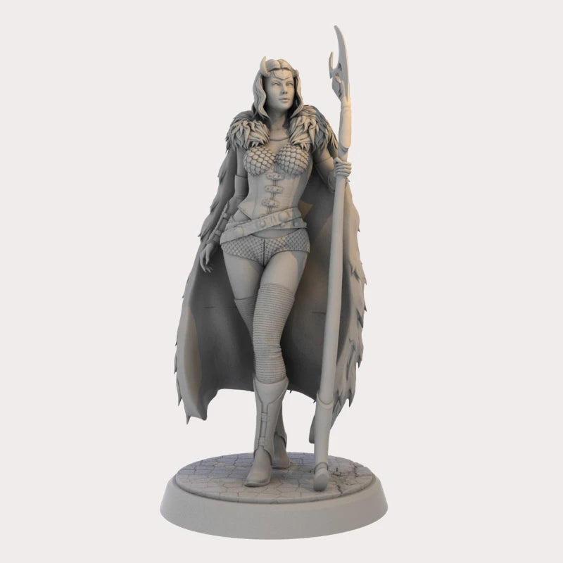 1/24 Scale 75mm Anime Characters Miniatures GK Female Version of Loki Resin Figures Unassembled and Unpainted Diy Model Kit Toys