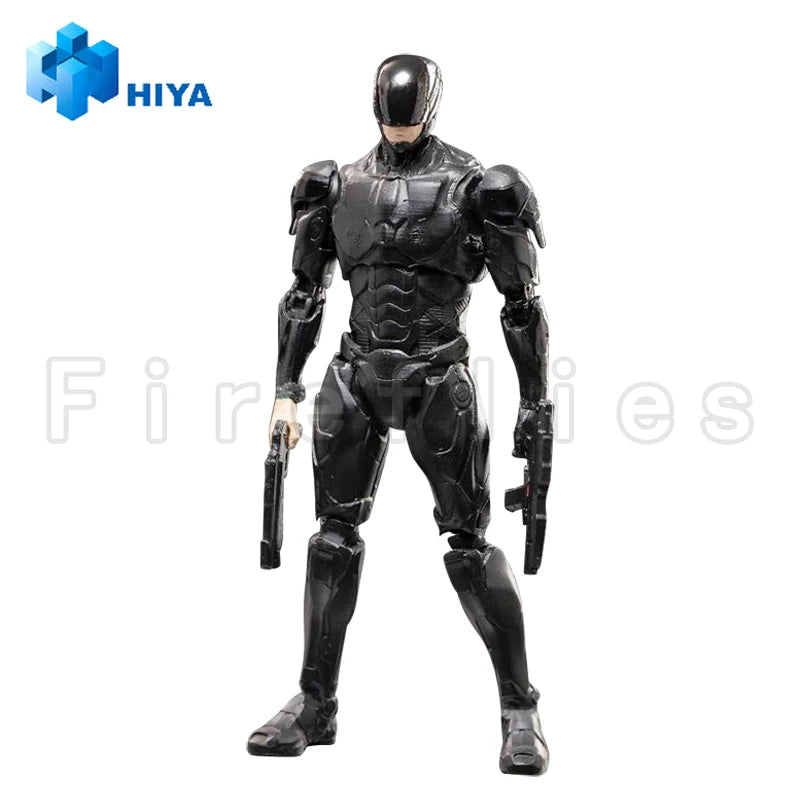 1/18 HIYA Action Figure Exquisite Mini Series 2014 Black Robocop Anime Collection Model Toy Free Shipping