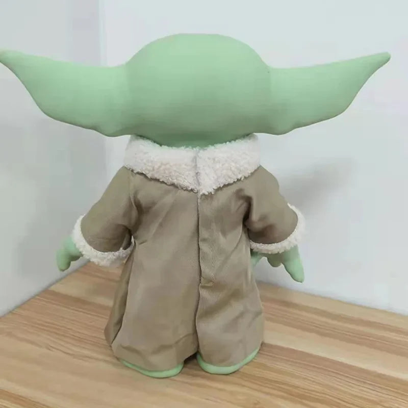 30cm Anime Figure Star Wars Plush Baby Yoda Movie Action Figures Statue Collection Ornament Model Doll Cloth Toys Gifts