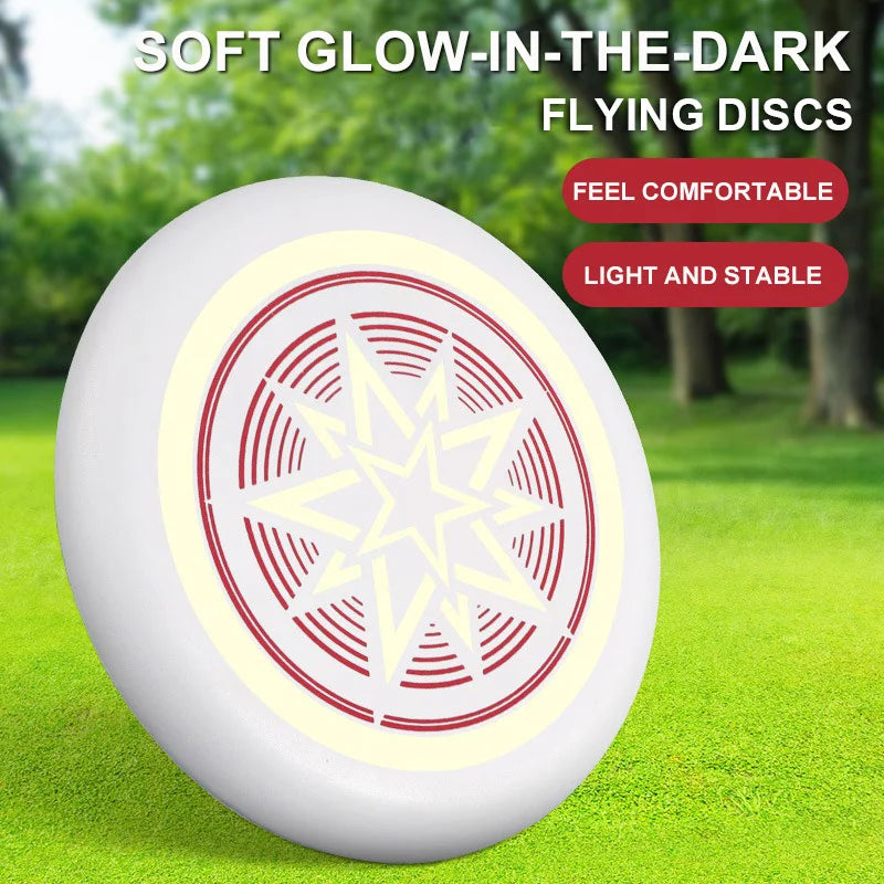 1Pcs Kids Hand Throwing Boomerang Toys Luminous Flying Discs Safe Soft Kids Can Be Roundabout Parent-child Play  Outdoor Sport