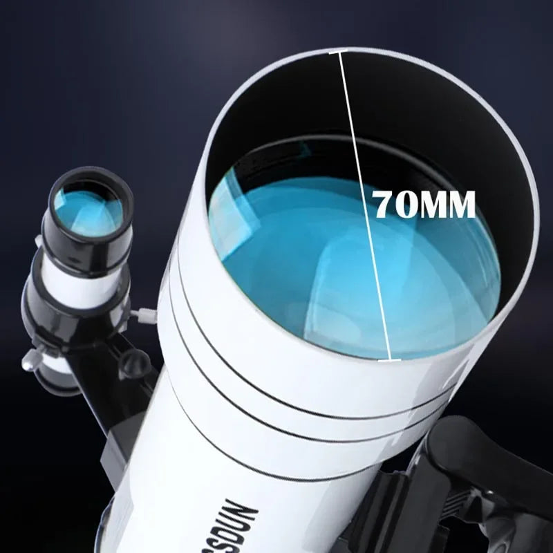 40070 333.35X Professional Telescopes for Kids to Night Vision View Universe Moon Stars Deep Space HD Refractive Monocular