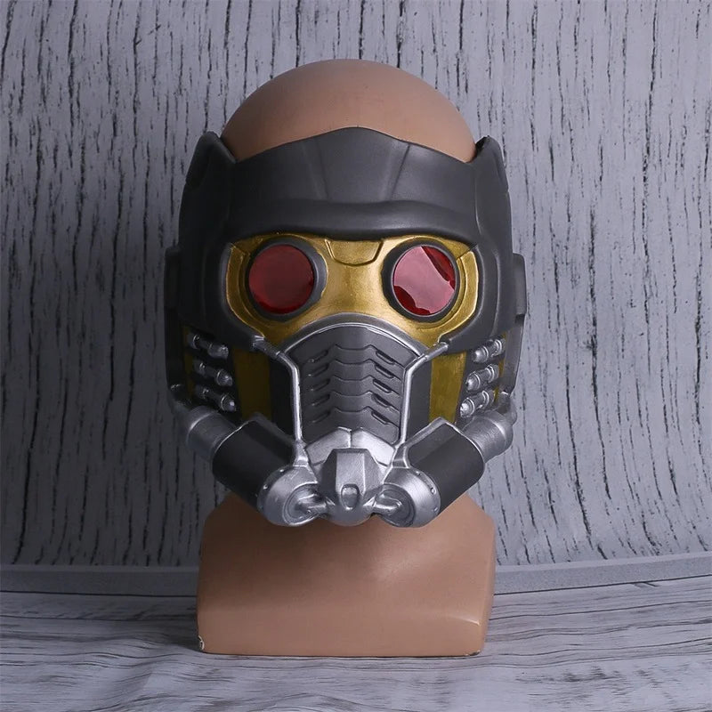 Cosplay Star Lord LED Helmet Latex Mask Infinity War Peter Jason Quill LED Mask Superhero Props Halloween Party
