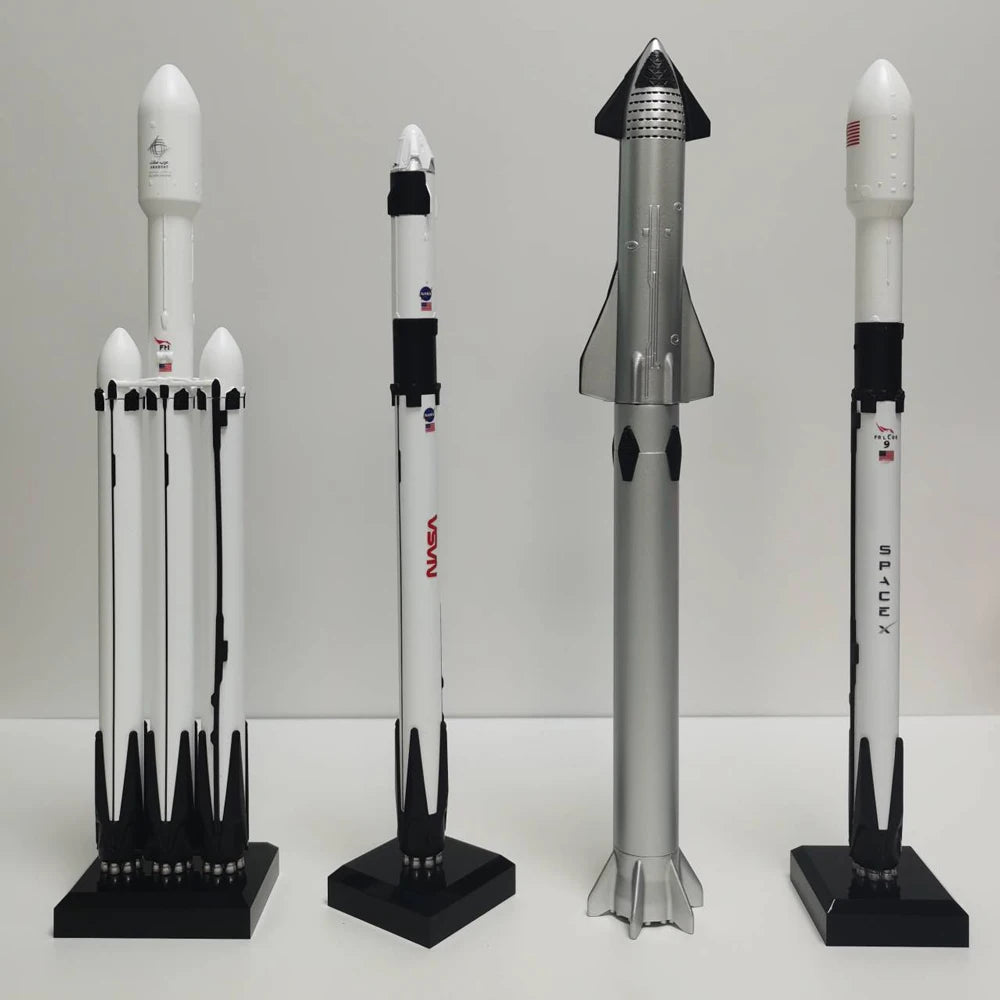 1:233 SpaceX Starship Falcon 9 FH Block5-Starlink Super Heavy Space Rocket Model