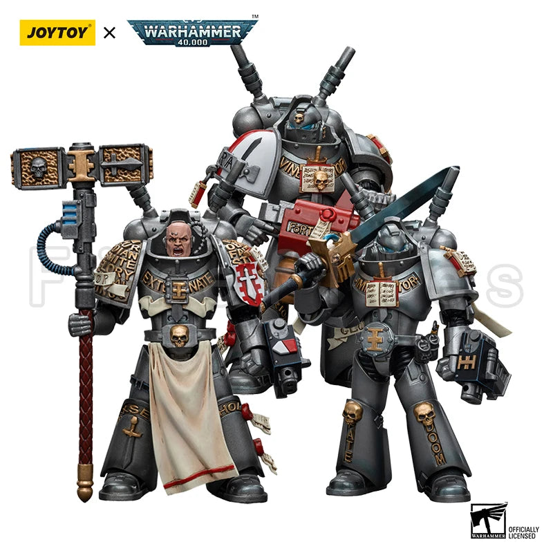 1/18 JOYTOY Action Figure 40K Grey Knights Interceptor Squad and Strike Squad Anime Model Toy Free Shipping