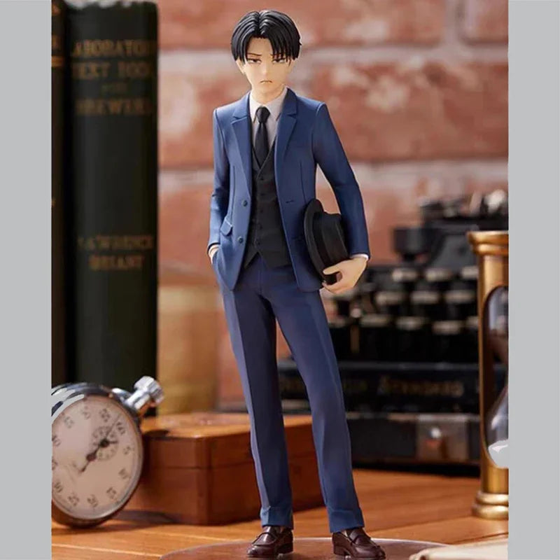 Anime Levi Ackerman Figure Suit Attack on Titan Action Figures GSC Eren Yaeger Figurine Model PVC Desktop Ornament Toys Gifts