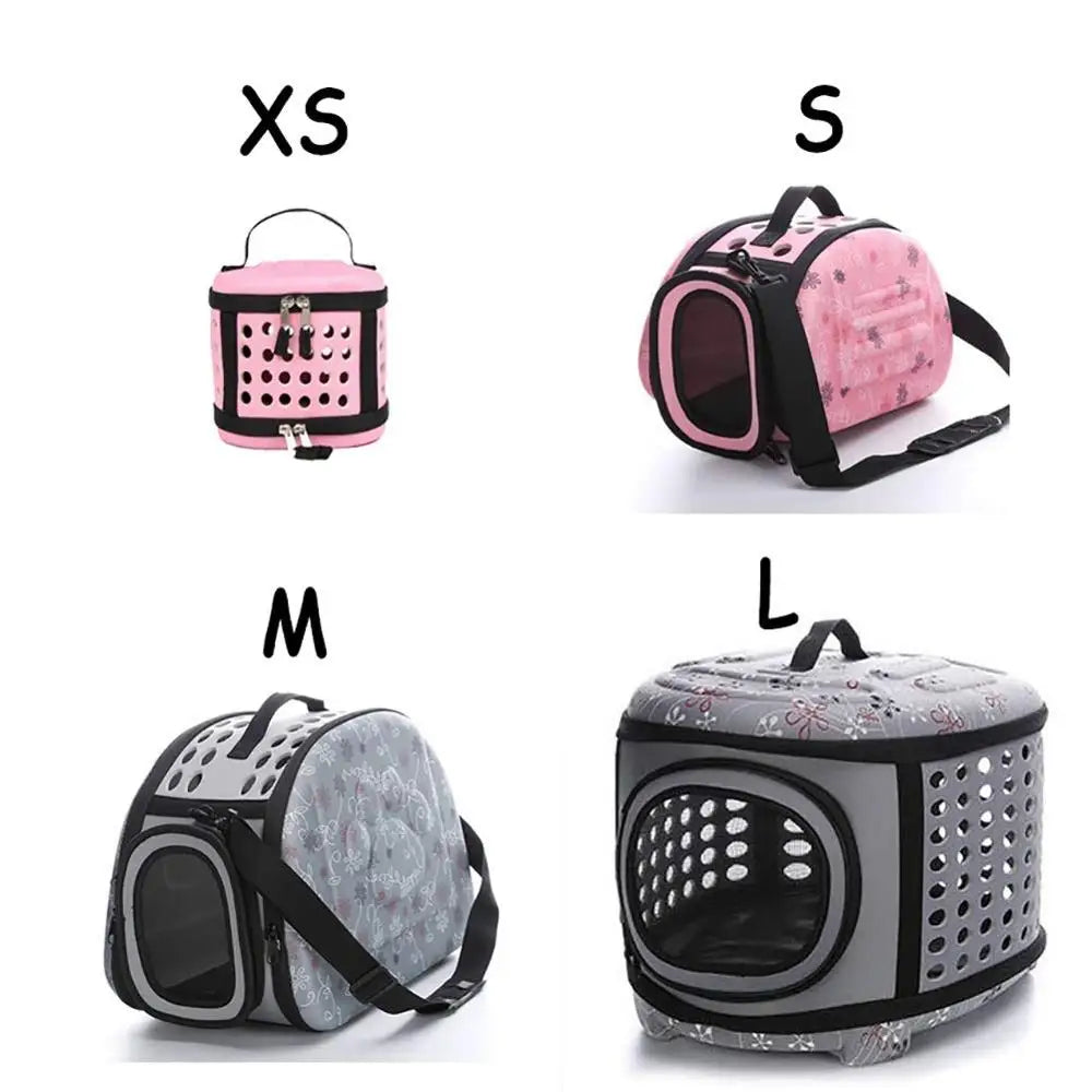 Fashion Pet Bag Outdoor Portable Pet Breathable Shoulder Bag Handbag Space EVA Cat Dog Backpack Folding Travel Shoulder Bag Cat