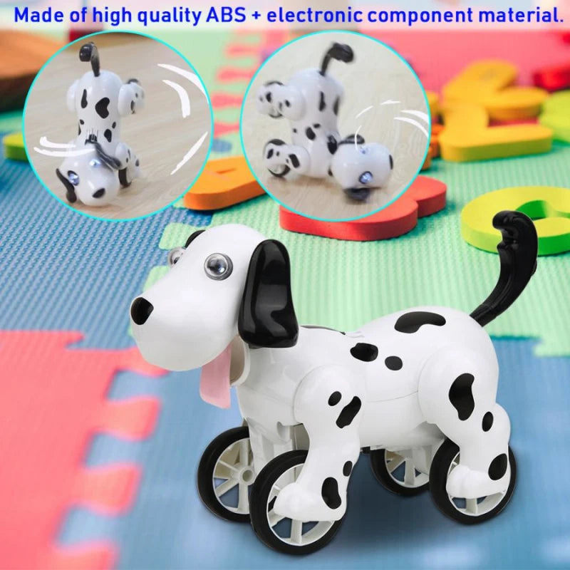 Child Learning Toy High Simulaiton Dog Remote Control RC Robot Dog Toy Can Sound Walking Playing Flashing  Kid best gift toy dog