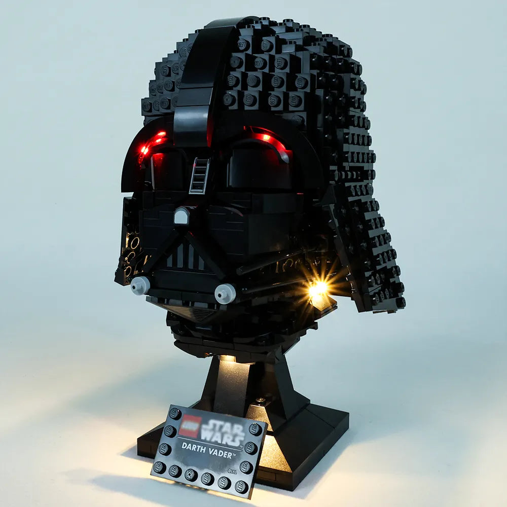 Led Light Set For 75304 Star Darth Dark Lord Vader Helmet Collectible Building Blocks Wars DIY Toys Bricks Lighting Kit No Model