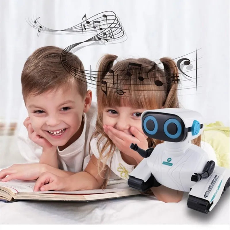 Remote Control Robot Toy RC 2.4G Simulated Machine Sound  Brilliant Light Dancing  Walking Children's Educational Electric Toy