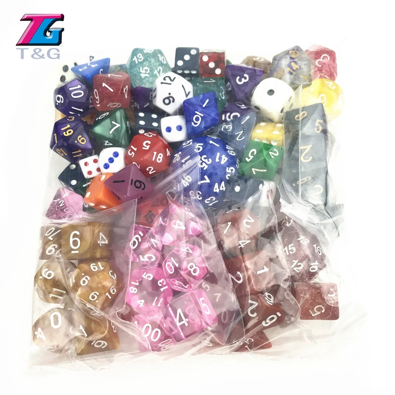 Durable Polyhedral Dice Set
Dice Set for Dungeons & Dragons
Bulk Random Dice
Tabletop Game Dice
Plastic RPG Dice
Polyhedral Dice Set