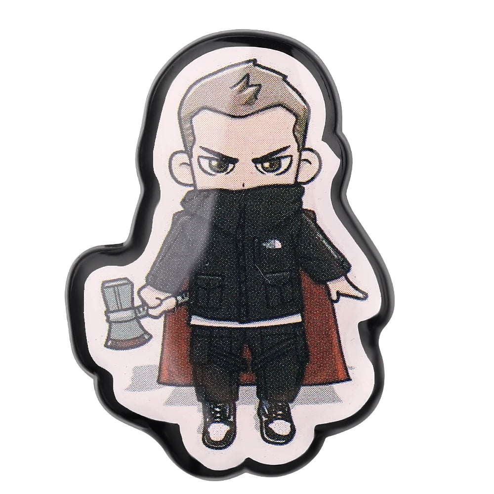 Marvel Movie Thor Loki Brooch Metal Pins Enamel Clothes Backpack Badge Brooches Men Accessories