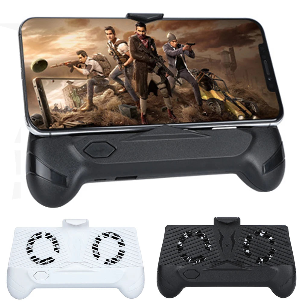 Gaming Accessories Handheld Grip Game Controller Joystick Gamepad for Pubg Trigger Dual Cooling Fan Game Cooler for Phones