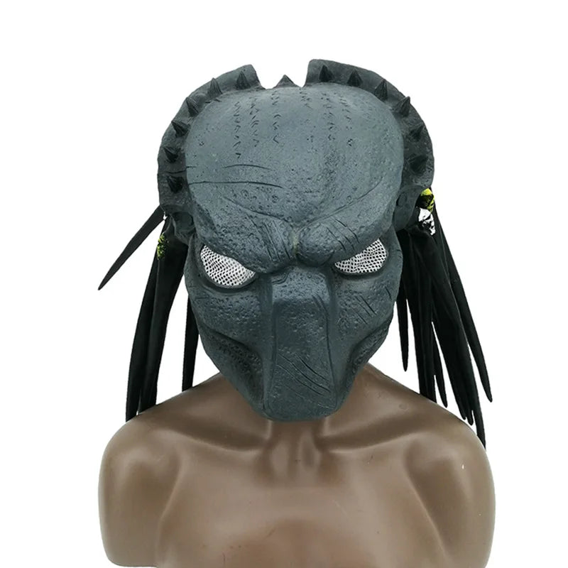 Movie Alien Vs. Predator Lone Wolf Cosplay Costume Adult Mask Halloween Party Predator Helmet Horror Mask for Mens and Women