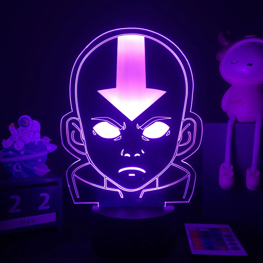 Anime Avatar The Last Airbender  3D LED Lamp Aang Zuko Iroh Toph Beifong Suki Figure Nightlight  for Kids Child Bedroom Decor