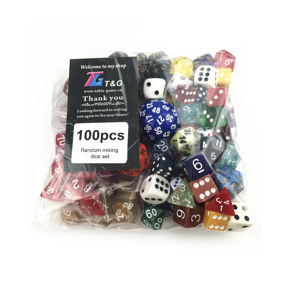 Durable Polyhedral Dice Set
Dice Set for Dungeons & Dragons
Bulk Random Dice
Tabletop Game Dice
Plastic RPG Dice
Polyhedral Dice Set