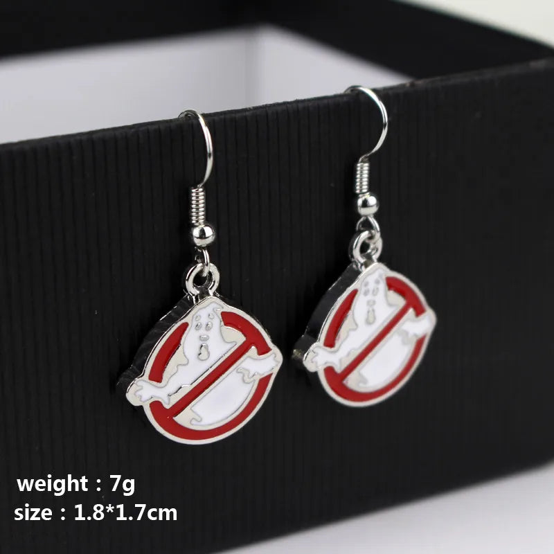 MQCHUN Movie Shooting War Game Ghost Death Squads Earrings Movie Jewelry -15