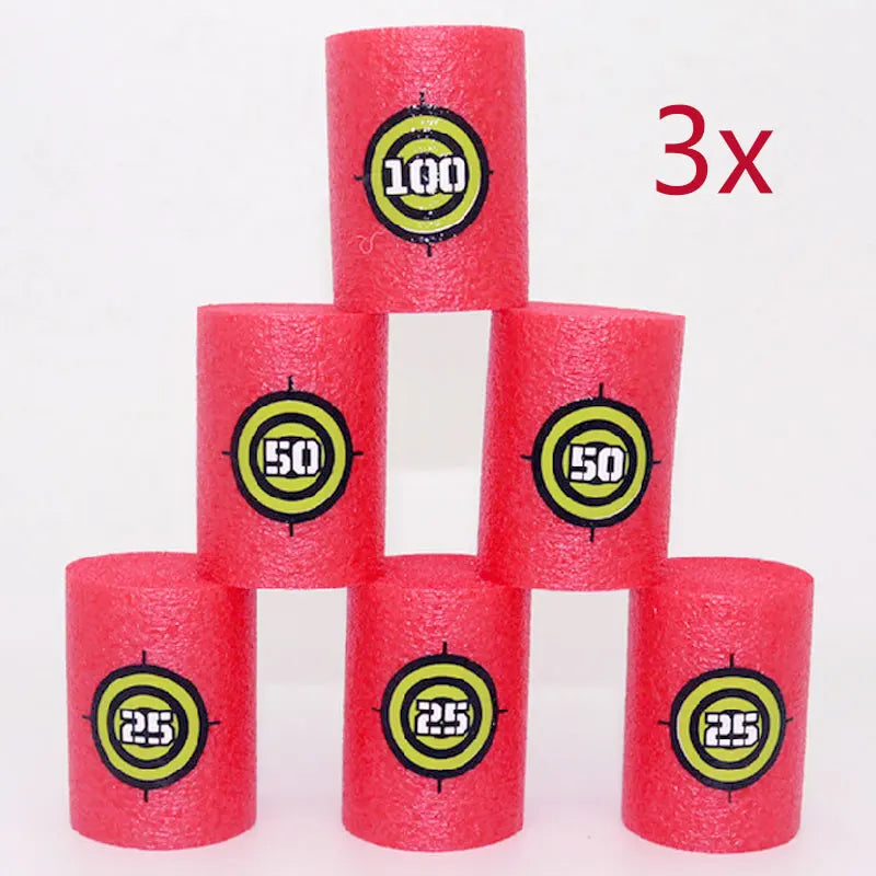 6pcs Bullet Targets Shot Dart Nerf Target for Nerf N-Strike Retaliator Series Blasters Toy Soft Bullet Annex Foam eva target