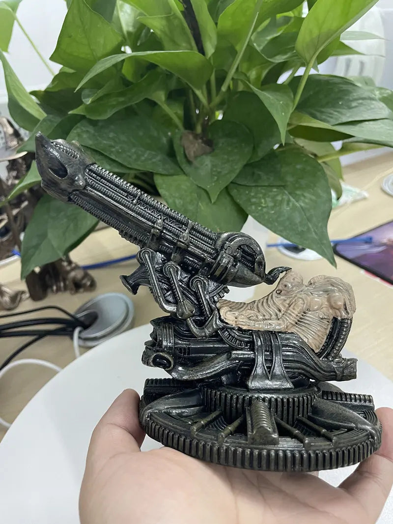 [VIP] Collection H.R.Giger AVP Alien vs. Predator Prometheus Space Jockey Alien Artillery Model Statue Resin Action Figure Toy