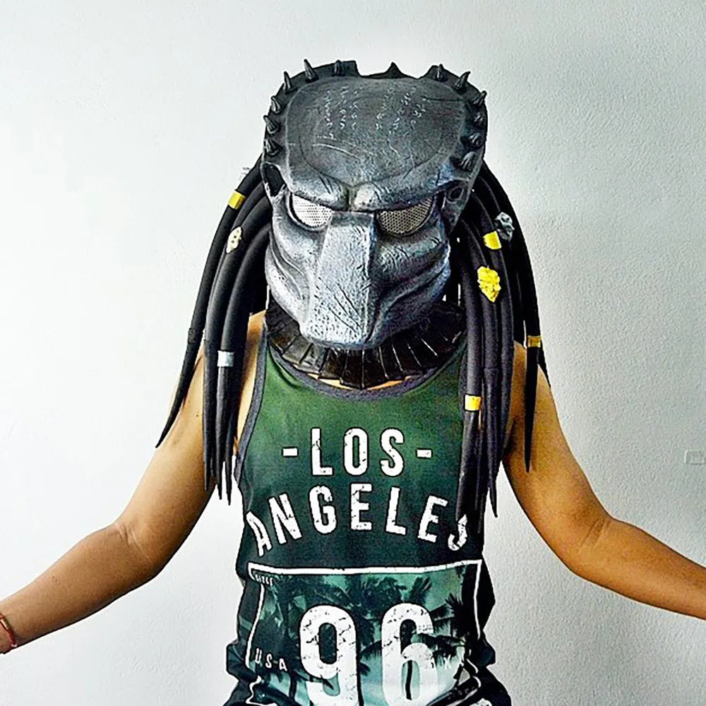 Movie alien vs. predator Cosplay Mask Halloween Costume Accessories props predator latex mask