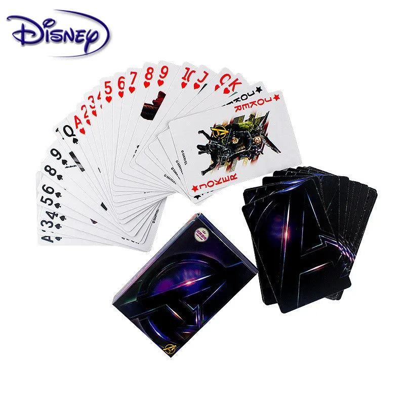 Frozen Avengers Card Game Paper Playing Cards Casual Desktop Card Games Children Adult Card Game Disney Card Game Frozen