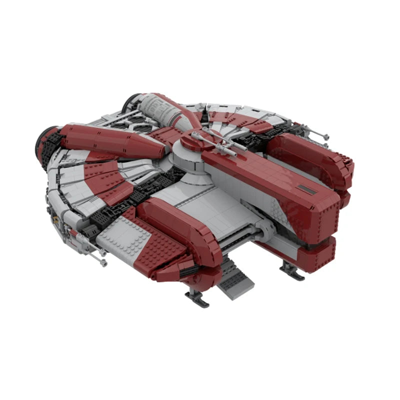 Ebon Model Hawk  Robot Transport 30979 Battleshipss Bricks Kid MOC Starship Vehicle Brick Build Eagle Battle Star MK1 Wars