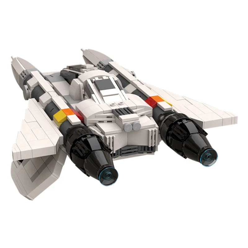 Space Fighter Military Building Blocks Model Movie Collection Buck Rogers Spacecraft Buildmoc Bricks DIY Plane Toys Kids Gifts