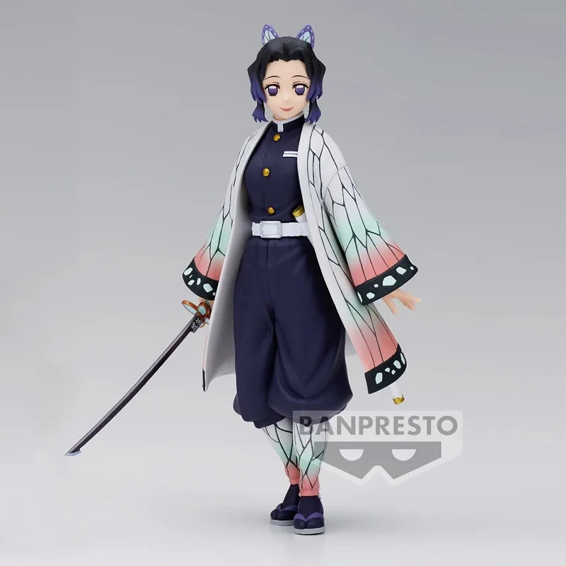 Bandai Original BANPRESTO Anime Demon Slayer Kochou Shinobu Tsuyuri Kanao PVC Action Figures Model Toys