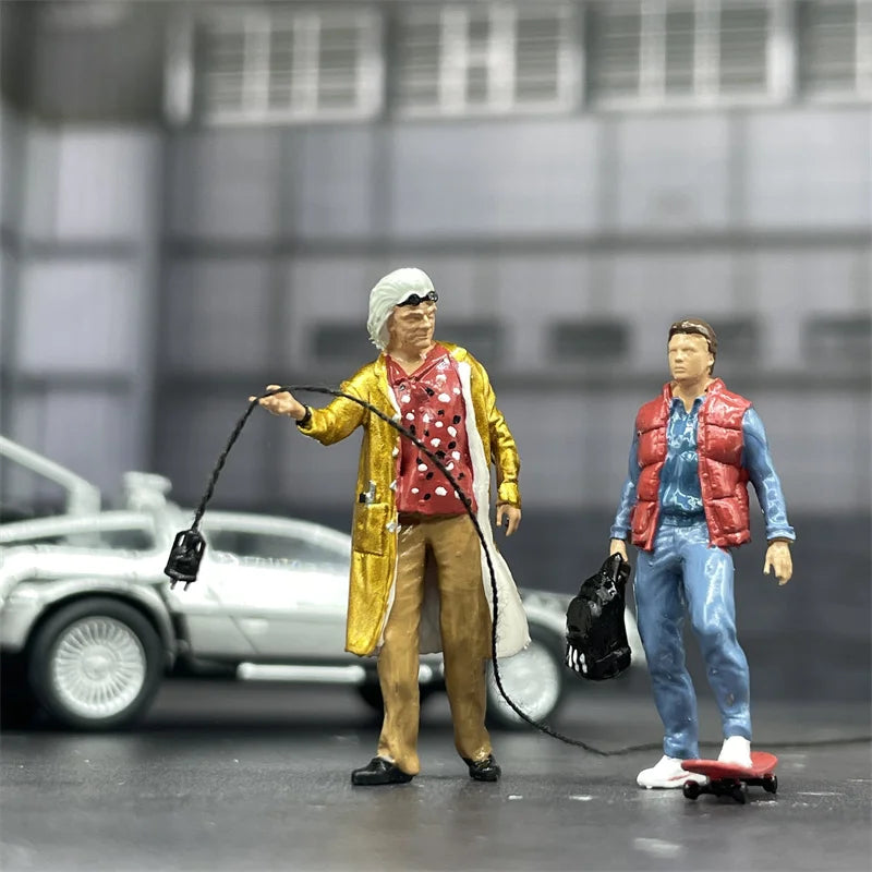 1/64 Back to the Future Diorama
Dr. Brown and Marty Figures
Back to the Future miniature figures
1/64 scale Back to the Future model
Dr. Brown diorama collectible
Marty McFly skateboard figure
Alloy car diorama set
Back to the Future movie collectible
Miniature movie dioramas
Back to the Future Dr. Brown figurine