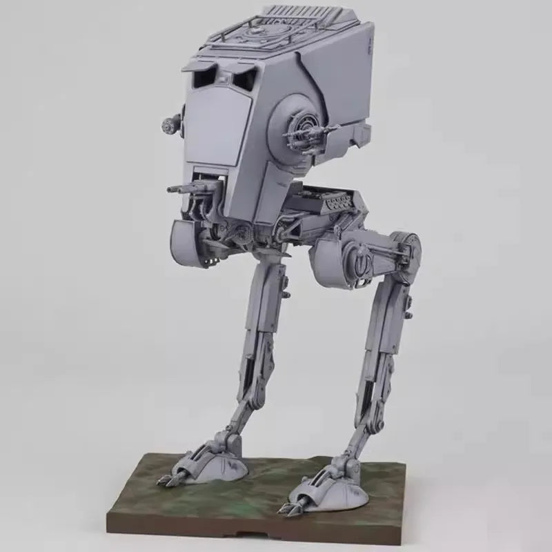 Bandai Genuine STAR WARS Anime 1/48 AT-ST Assembly Model Kit Toys Collectible Model Ornaments Gifts For Children