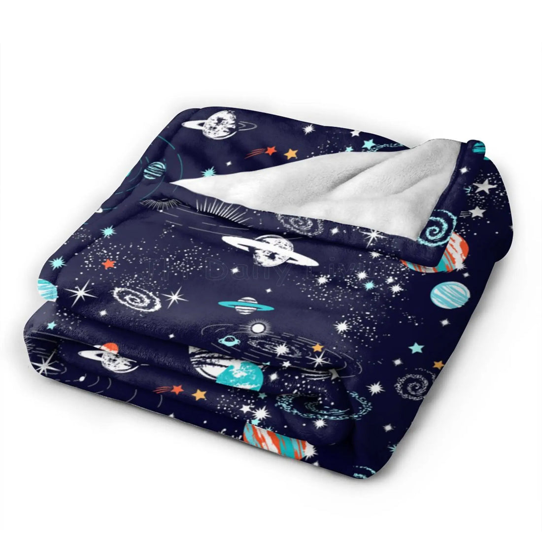 Galaxy Space Planet Flannel Fleece Throw Blanket for Couch Soft Fluffy Sofa Bed Blanket Warm and Lightweight Throws 80x60 Inch