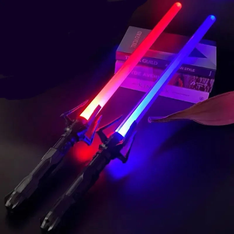 Hot New Laser Sword Toy Star Light Sword Luminous Fluorescent Rod Laser Rod Children's Sword Toy War Gift Outdoor Toys Scalable