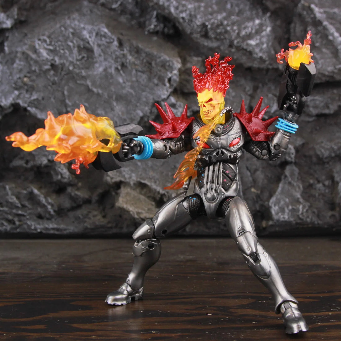 Marvel Legends Cosmic Ghost Rider 6" Action Figure Fire Whip Without Motorbike From Vehicle Set Riders Series Toys