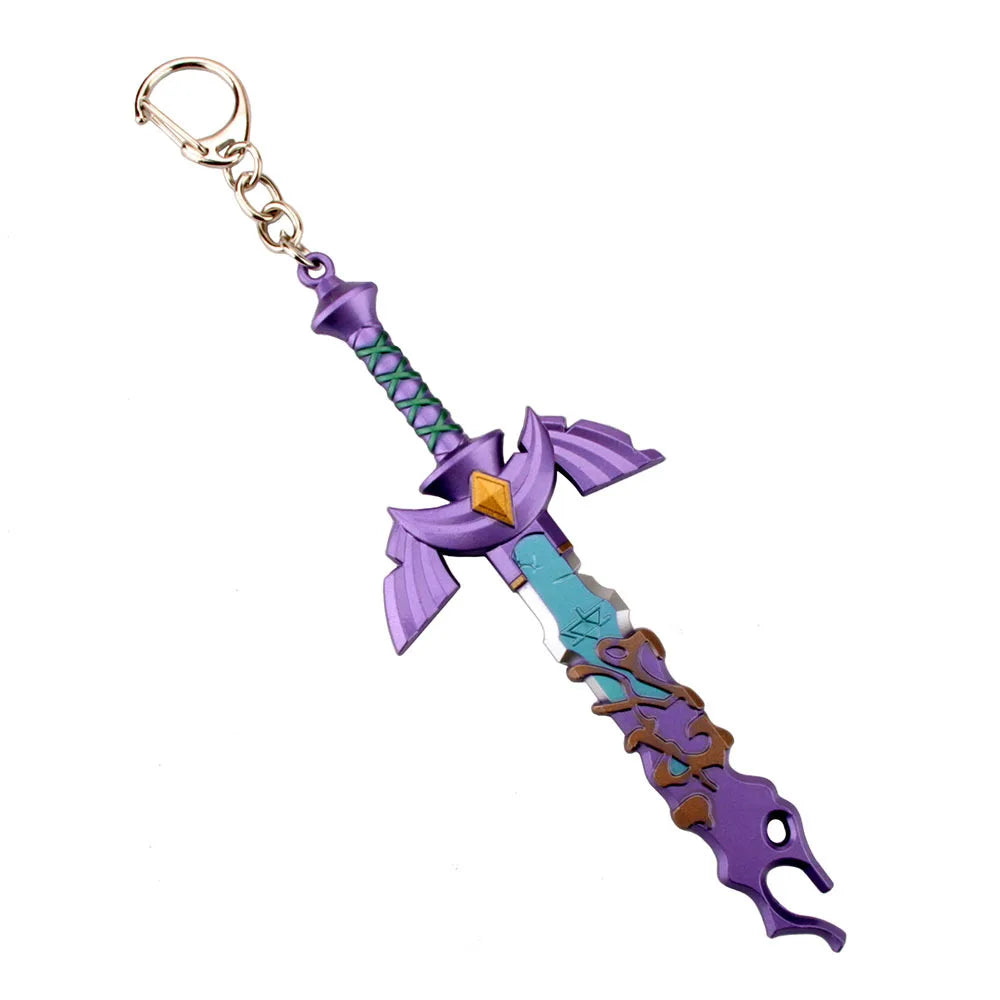 Zeldas Tears of The Kingdom Link Hero Master Sword Keychains The Legend of Zeldas Series Metal Key Ring Key Chain Toys Fans Gift