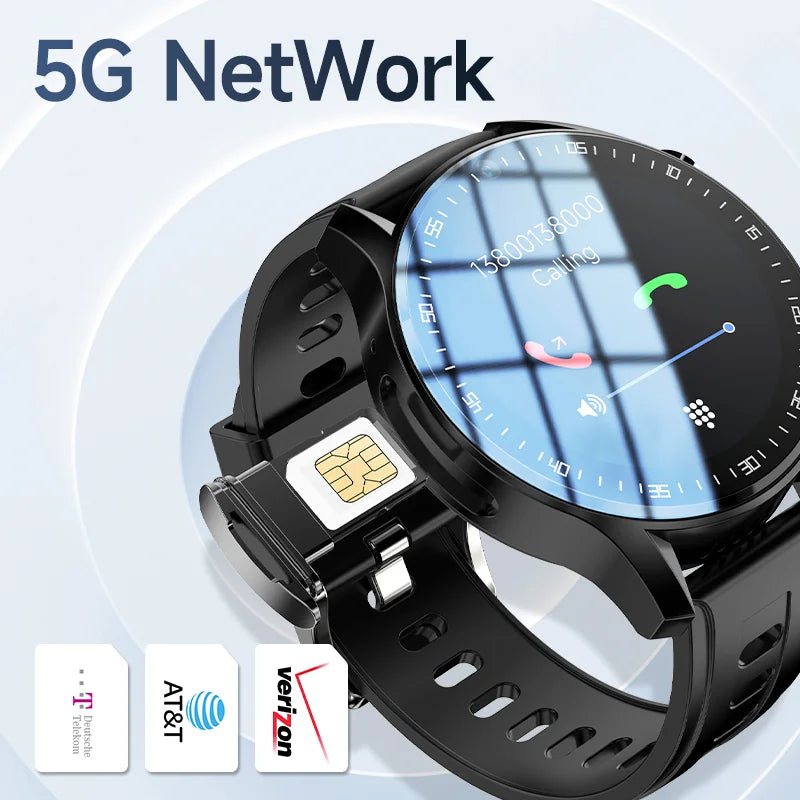 2024 NEW 4G/5G SIM Card Smartwatch Men Women 128G 64G Memory HD Camera GPS Location APP Download IP67 Waterproof Smart Watch