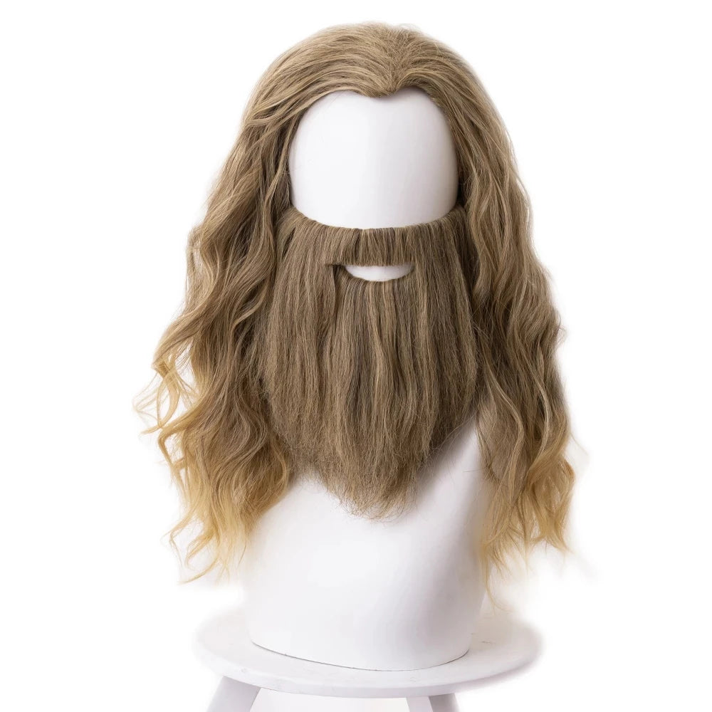 Super Hero Thor Cosplay Wig Thor Costume Cosplay Beard Wig Hair Halloween Canrival Party Wigs anime cosplay