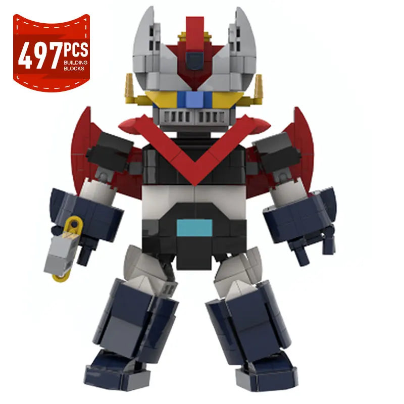 Moc Anime Figures Mazingered Z Goldoraked UFO Robot Building Blocks Space Technical Mecha Robots Model Brick Toys Birthday Gifts