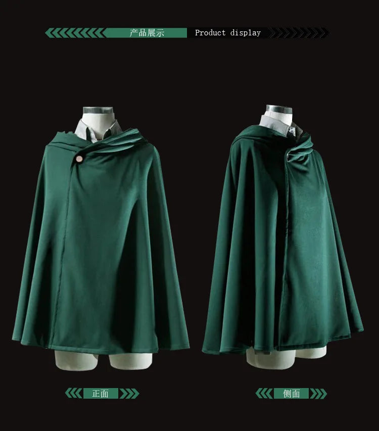 Incoming Giant Investigation Corps Freedom Wings Captain Cloak Cosplay Anime Costume Cosplay