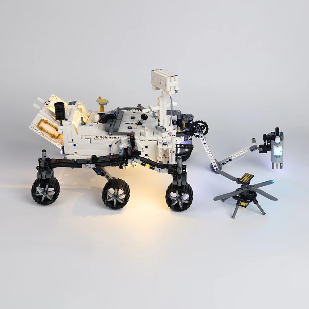 EASYLITE LED Light Set For 42158 NASA Mars Rover Perseverance Super Car DIY Toys Building Blocks Bricks Kit No Model