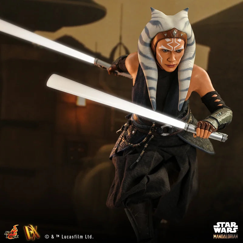 In Stock Original Hot Toys 1/6 DX20 DX21 Star Wars:The Mandalorian Ahsoka Tano Grogu  Action Figure Anime Model Toys Gifts