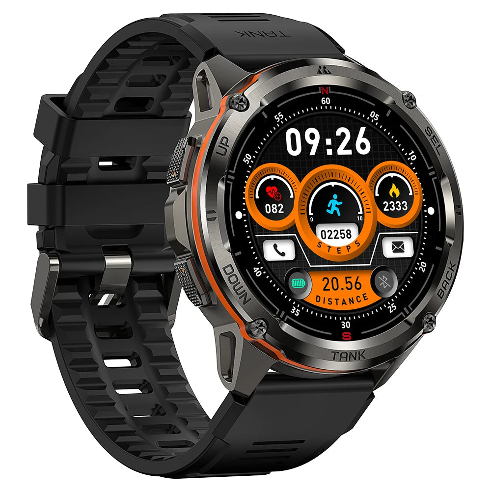 2024 Original KOSPET TANK T3 Ultra GPS Smart Watch Men Smartwatch 470mAh Digital Fitness AMOLED AOD Bluetooth Electronic Watches