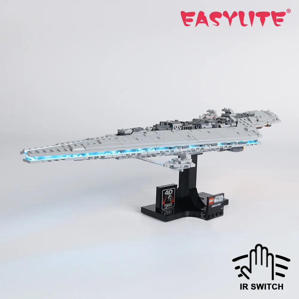 EASYLITE Led Light Set For 75356 Wars Executor Super Star Destroyer Collectible DIY Toys Blocks Bricks Lighting Kit No Model
