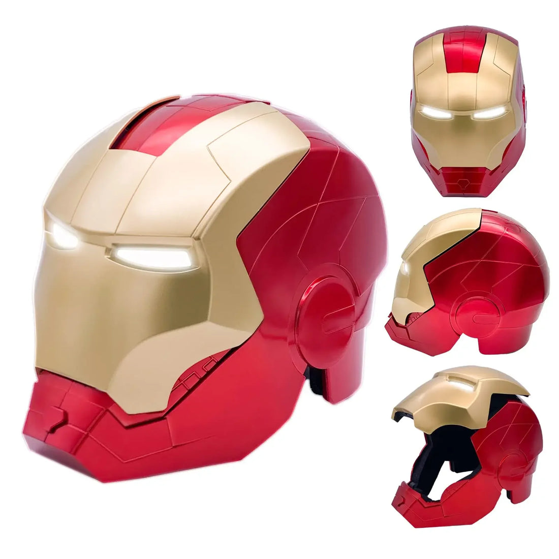 Marvel Kids Mask/MK43 Iron Man Helmet with LED Light 1:1 Wearable Superhero Ironman Halloween Cosplay Replica Birthday Gift