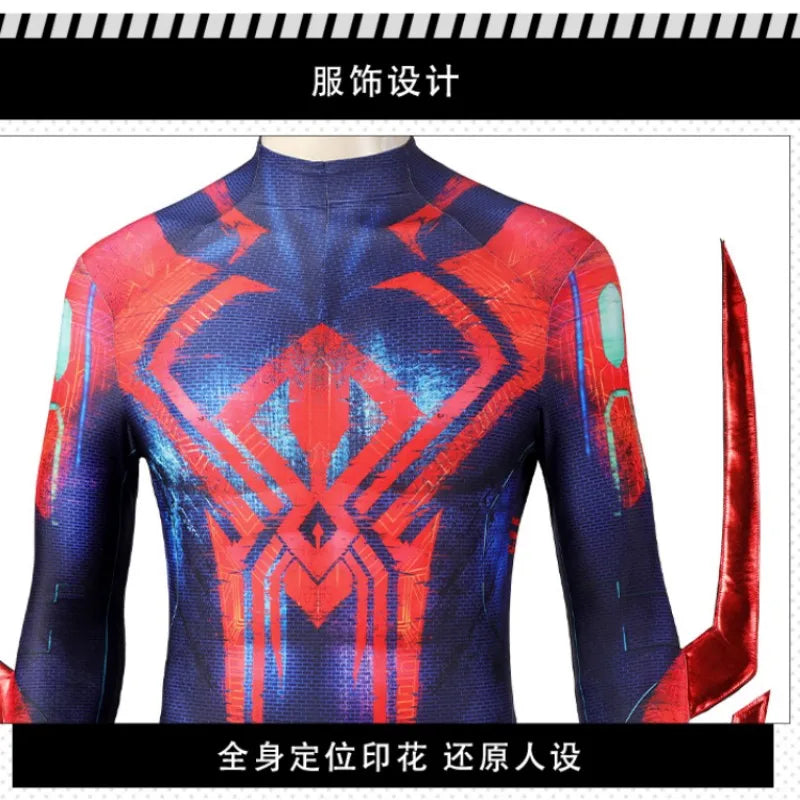 Super Hero Universe Spider 2099 Cosplay Costume Adult Men's Role Playing Costume Hero Custom Halloween Carnival funny gift