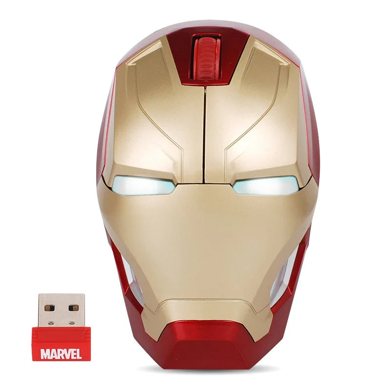 Iron Man Mk46 Wireless Optical Mouse Star Lord Genuine Iron Man Captain America Digital Peripheral Spot Anime Mouse Toys Gifts